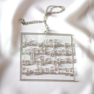 Pendentif Motif Duaa du Voyage A Suspendre Argent Second